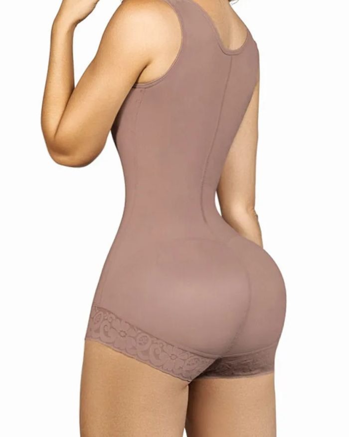 Shapshe® Faja Moldeadora con Soporte para Senos y Cierre de Ganchos para Mujer, Control de Abdomen, Body Triangular
