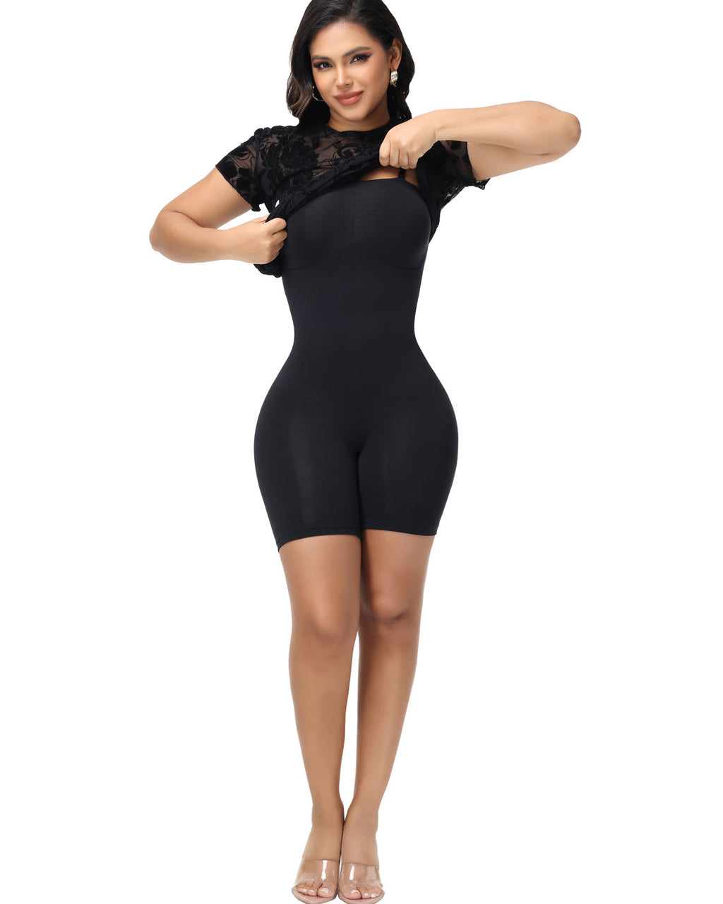 Shapshe® Body Moldeador Sin Tirantes Control Abdomen Cintura de Reloj de Arena