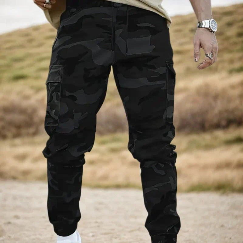 👖 Pantalones de Trabajo Tácticos Resistentes – Nailon-Algodón Duradero, Multibolsillos, Ideales para Exteriores y Trabajo 💪🔧🌲