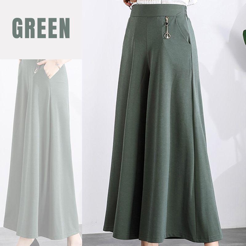 Pantalones anchos de cintura alta