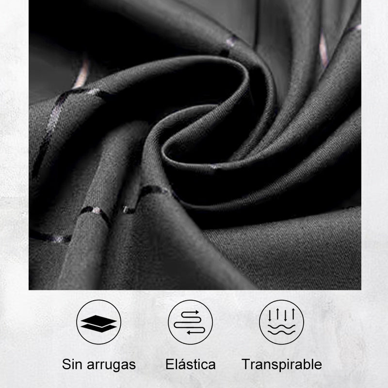 👔 Camisa Fina sin Planchado para Hombre – Elegante, Cómoda y Perfecta para Otoño e Invierno ✨❄️
