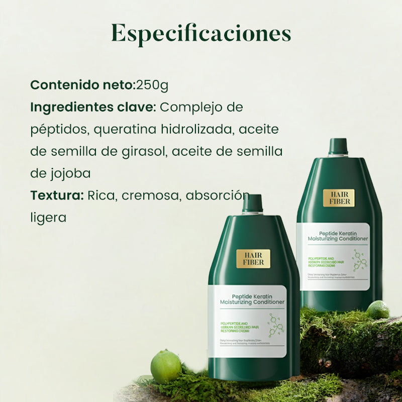⏰🔥 ¡50% DE DESCUENTO POR TIEMPO LIMITADO! 💆‍♀️✨ Crema Polipéptidos – Reparación Profunda y Alisado 24h Sin Frizz 🌿💖