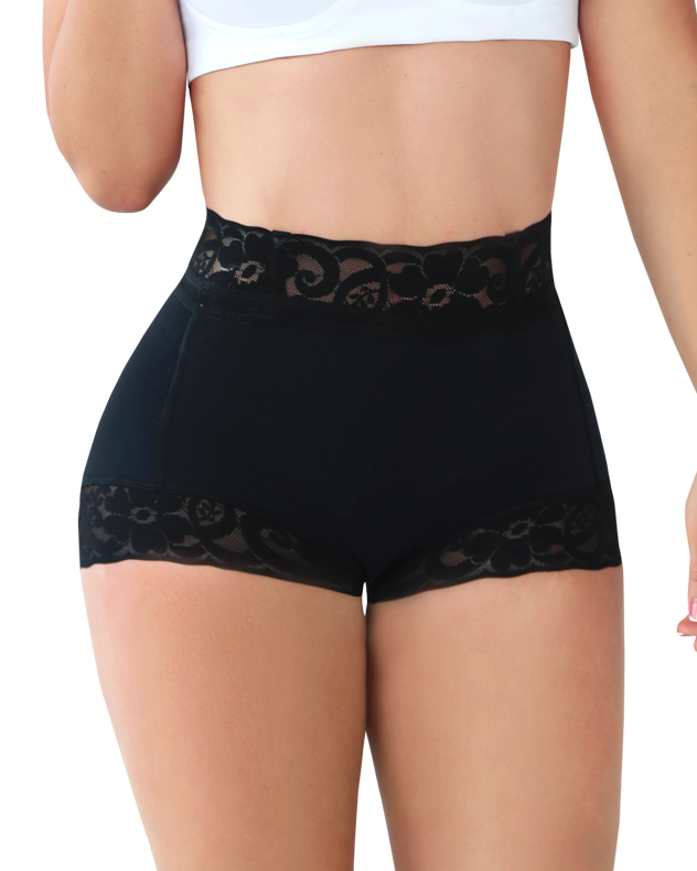 Shapshe® Faja Clásica de Encaje para Mujer Moldeadora de Cuerpo Levantacola Braga Moldeadora Suave