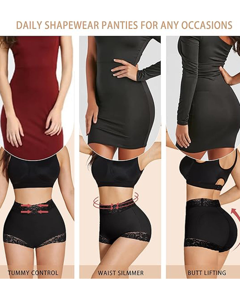 Shapshe® Faja Clásica de Encaje para Mujer Moldeadora de Cuerpo Levantacola Braga Moldeadora Suave