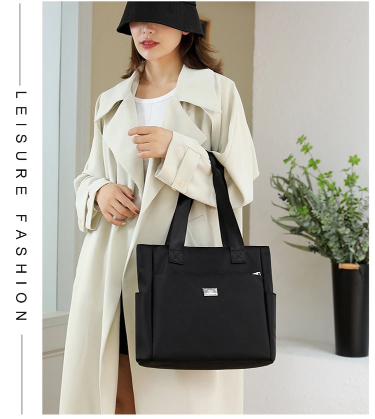 👜 Bolso de Hombro de Nailon Impermeable 🌧️ Con Múltiples Bolsillos de Gran Capacidad 🎒 Ideal para tu día a día ✨