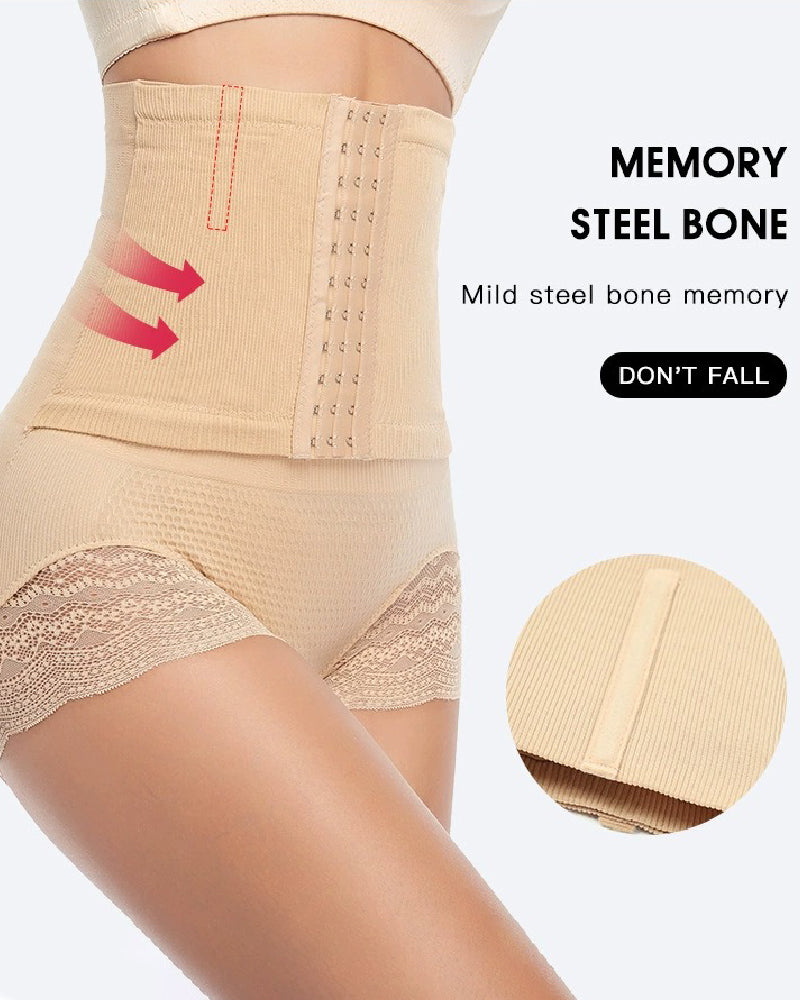 Panties Moldeadores de Cintura Alta con Control Firme del Abdomen y Cinturón Envolvente