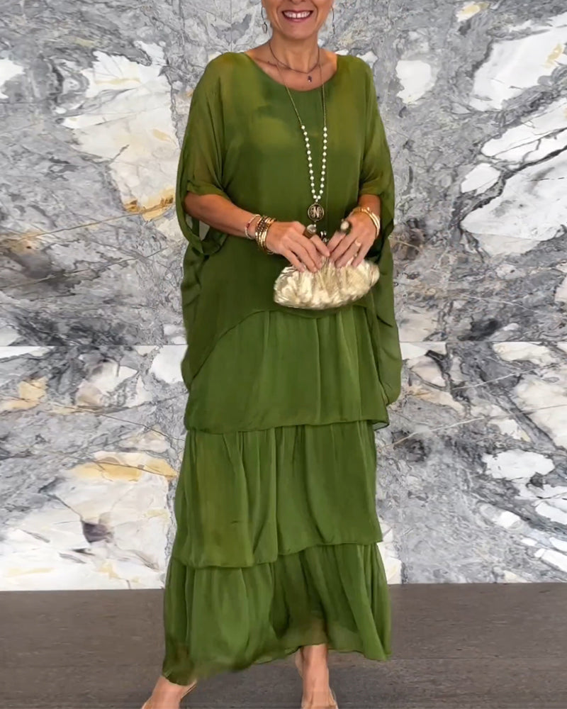 💕 Vestido Flojo Estilo Artístico – Comodidad y Estilo para Todos los Días ✨👗