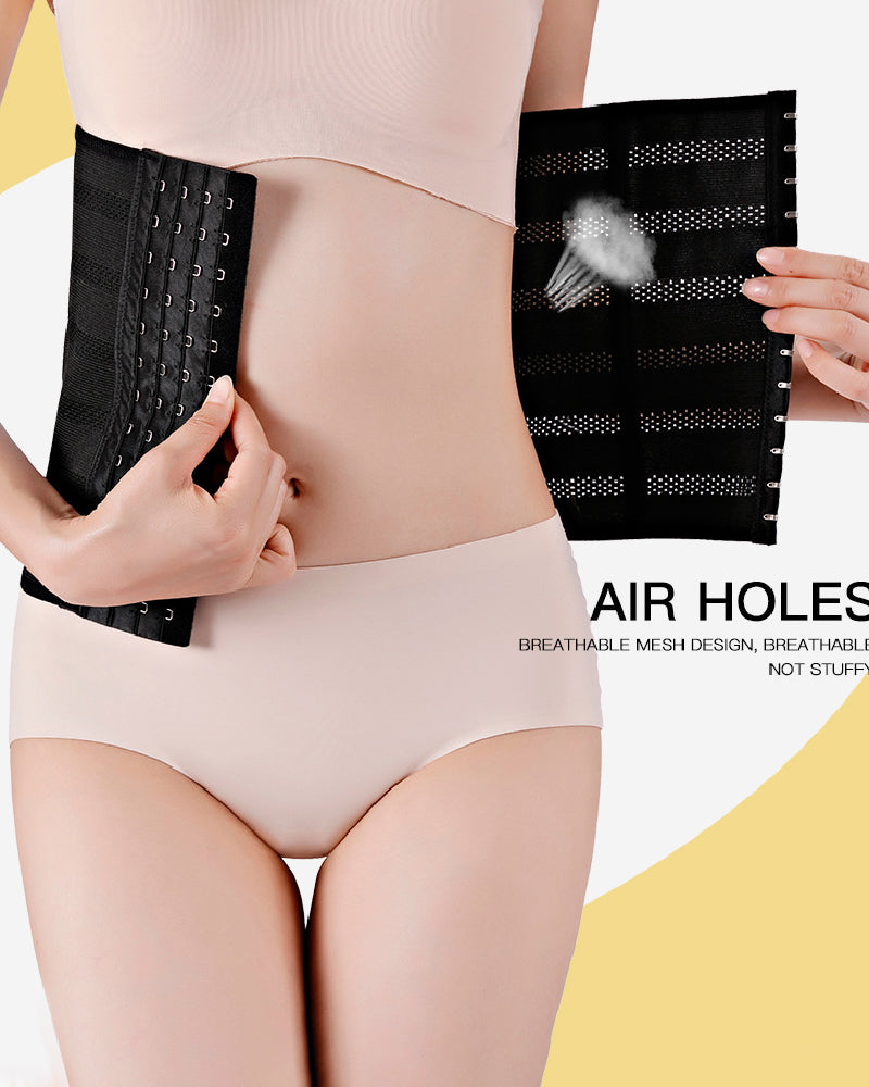 Faja Cinturón Ajustable para Mujer, Transpirable, con Ganchos, Reductora de Abdomen Postparto