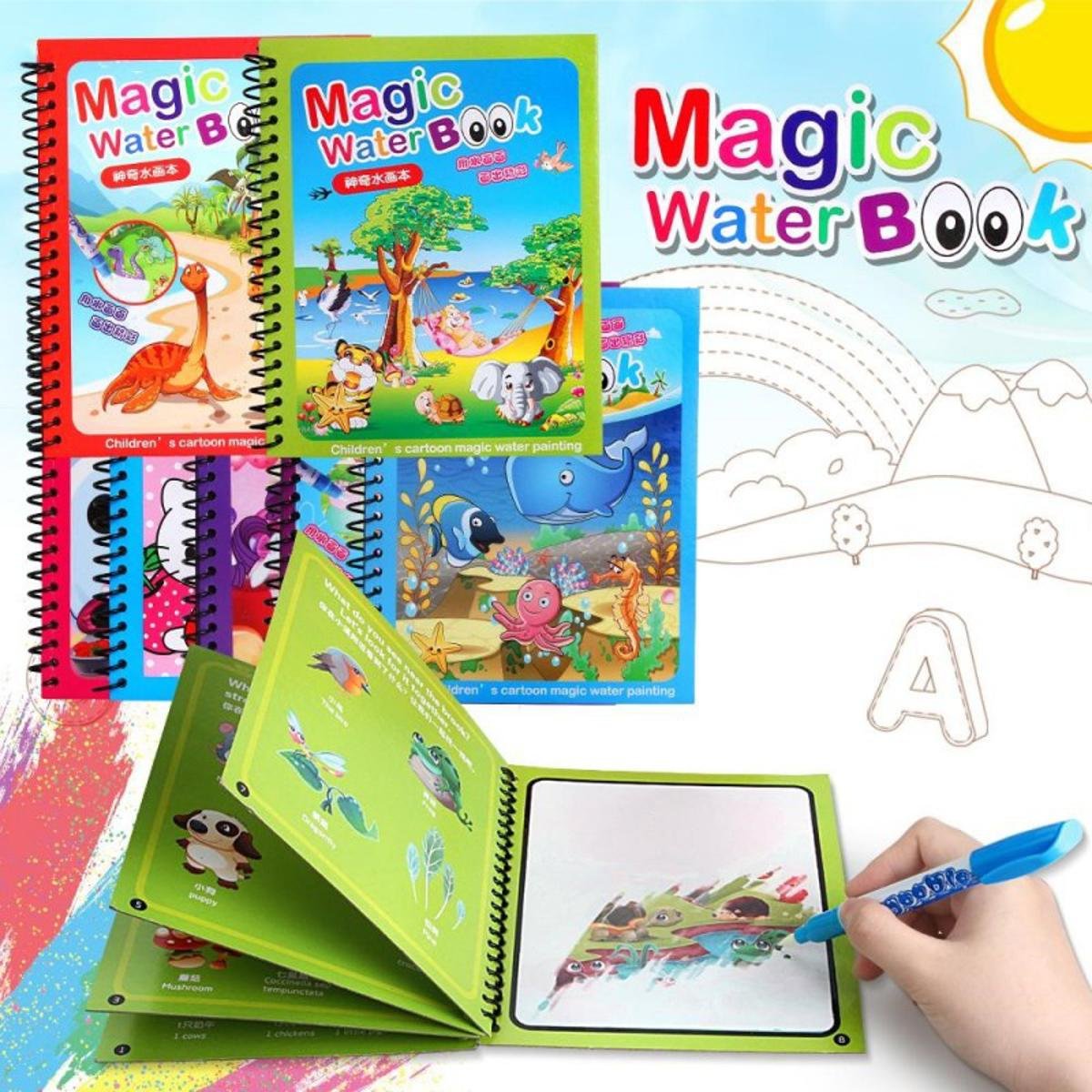 📚🎨🧠 ¡50% OFF por Tiempo Limitado! Libro Mágico de Agua para Niños – Compra 1 y Llévate 1 GRATIS 🎁✨