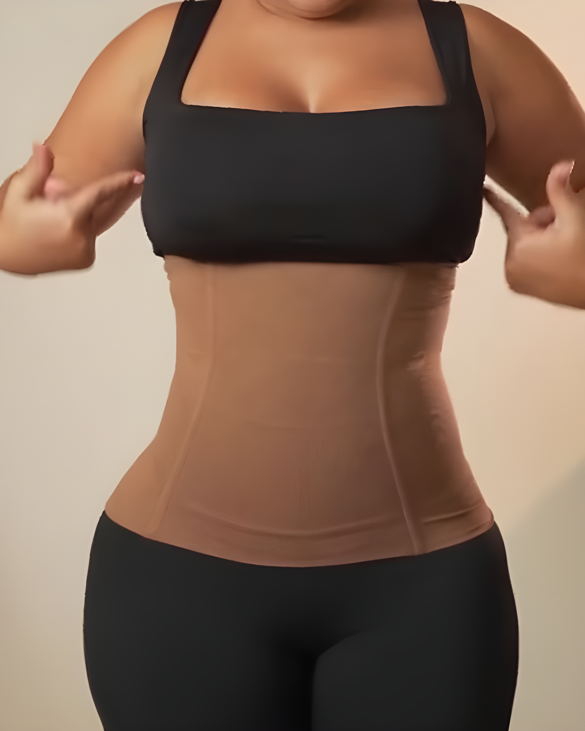 Cinturón de Control Abdominal con Huesos de Acero Sin Costuras y Alta Elasticidad