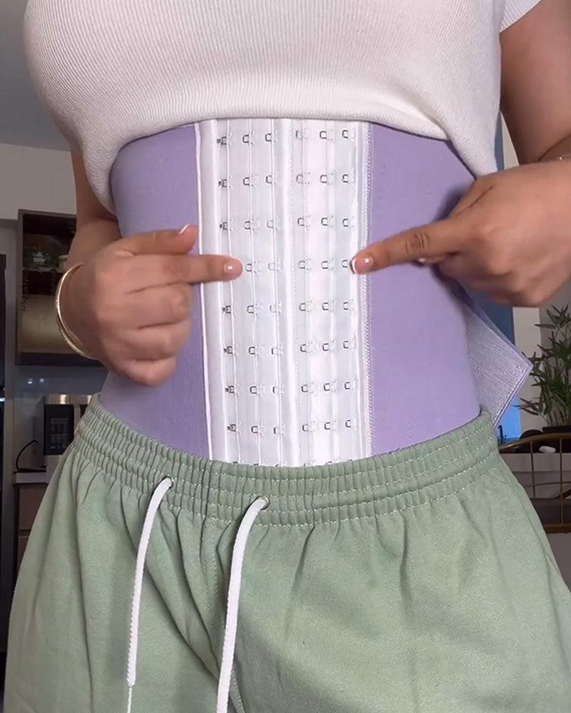 Shapshe® Faja Reductora de Doble Compresión para Mujer, Cinturilla Sauna para Sudoración Abdominal