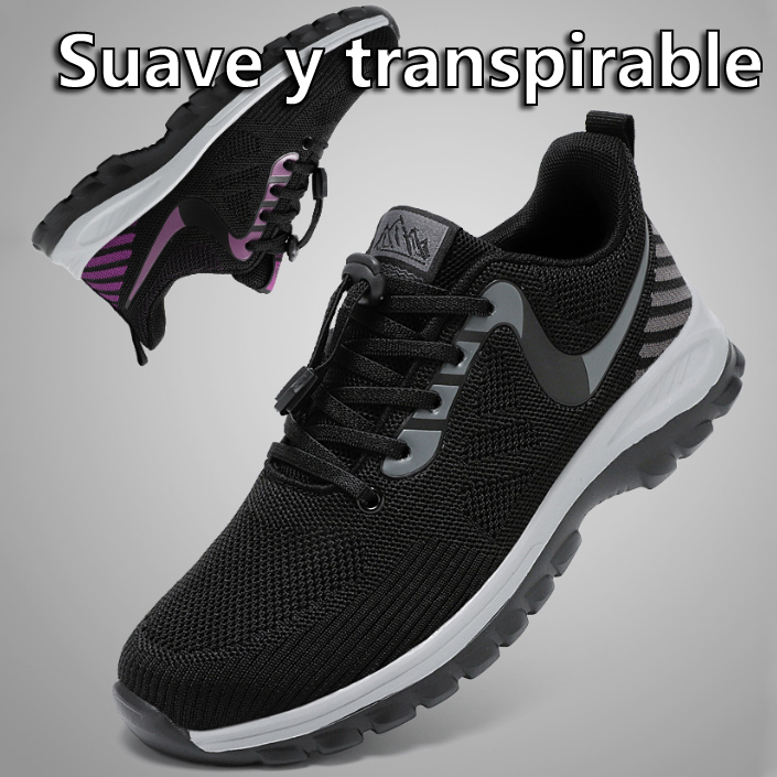 Zapatillas Antideslizantes Tejido Transpirable Horizonte Vitalidad Cumbre, Comodidad y Seguridad Todo el Día