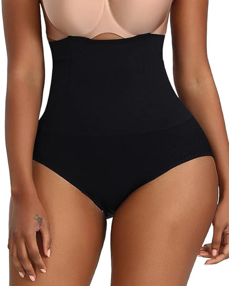 Bragas Moldeadoras de Cintura Alta Levanta Glúteos Sin Costuras con Control de Abdomen