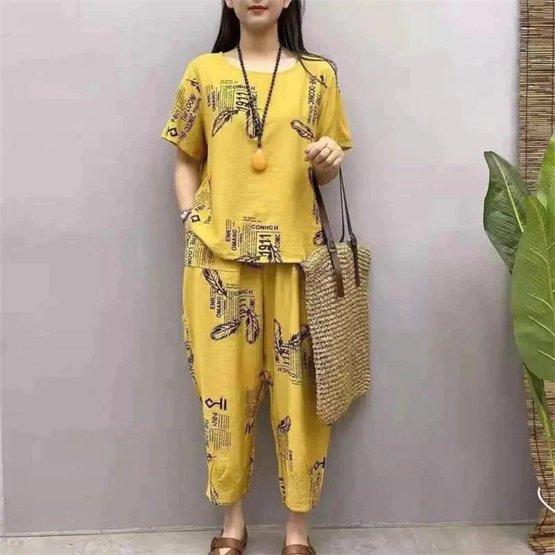 Conjunto Mujer Casual y Suelto 2 Piezas