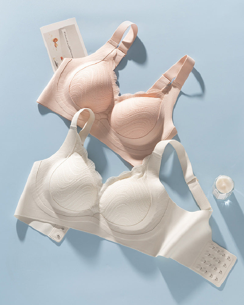 Sostén Fino Ajustable para Mujer, Sin Costuras ni Varillas, Anticaída y Reductor