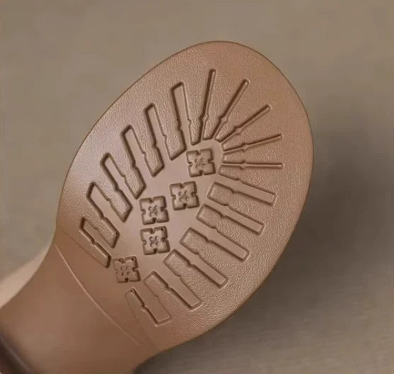 Sandalias de Tacón Cuero Suave Estilo Raíz Armonía, Postura Mejorada y Comodidad Todo el Día