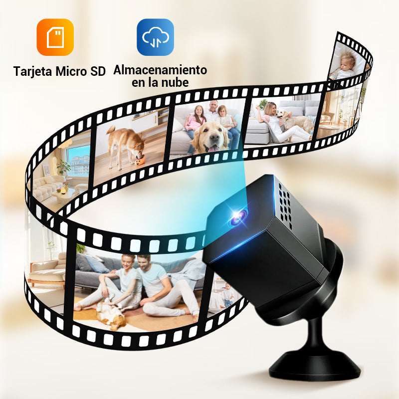 🔥 50% DE DESCUENTO 🛡️ Mini Cámara de Seguridad HD con Visión Nocturna – Protección Total para tu Hogar 🌙📹