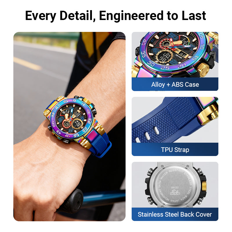 ⌚🔥 ¡50% OFF por Tiempo Limitado! Reloj Inteligente LED Impermeable – 7 Modos Deportivos + Monitor de Sueño | Batería Duradera 💥✨