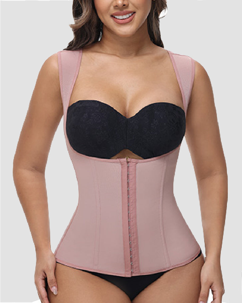 Shapshe® Chaleco Moldeador de Cintura Sin Costuras con Control Abdominal, Corsé de Compresión para Entrenamiento