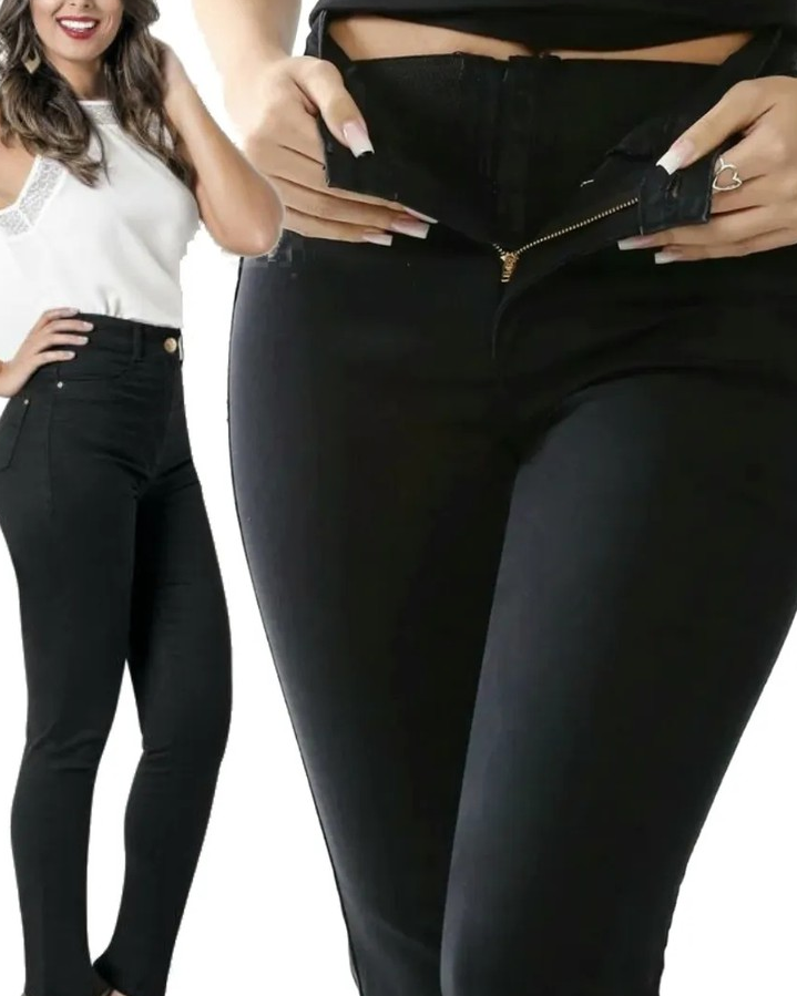 Shapshe® Jeans de Cintura Alta con Super Lipo Spandex