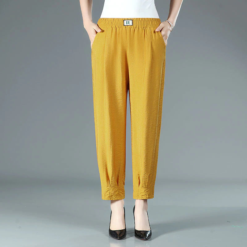Cool Ice Silk Harem Pantalones para Mujer