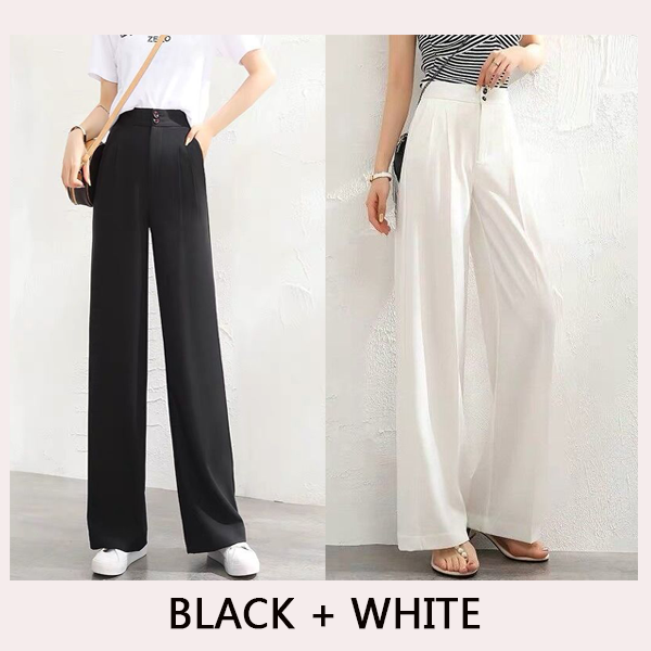 Pantalón de traje de pierna ancha para dama