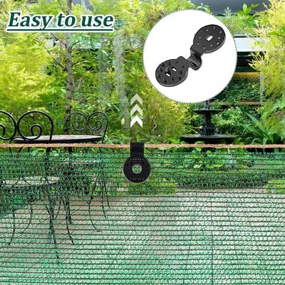 ⏰🔥 ¡50% DE DESCUENTO POR TIEMPO LIMITADO! 🌴 Clips para Red de Sombreo – Fijación Segura y Resistente para Jardín y Patio ☀️✨