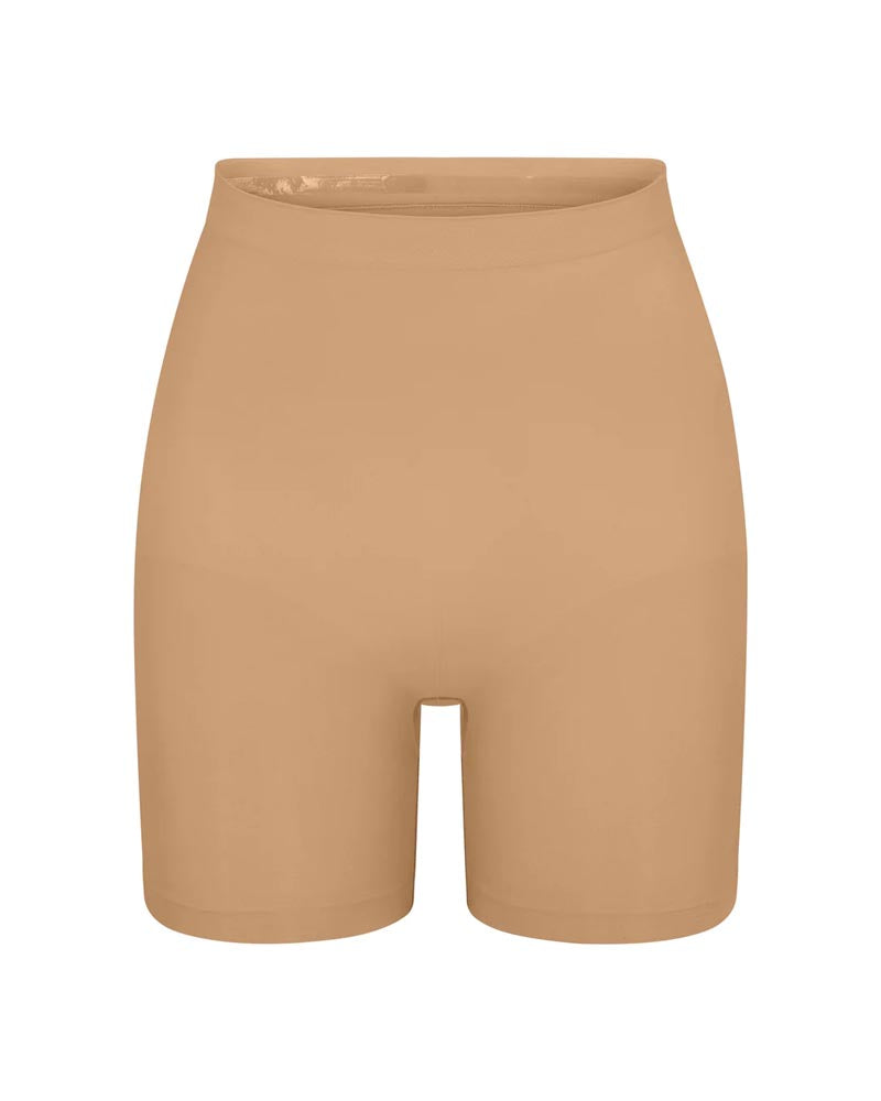 Shorts moldeadores sin costuras de cintura alta para control de abdomen y efecto adelgazante