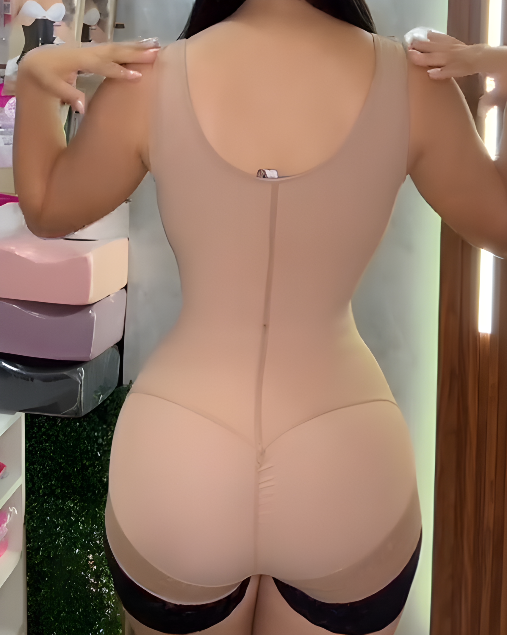 Shapshe® Fajas Colombianas Moldeador Corporal Overbust de Doble Compresión