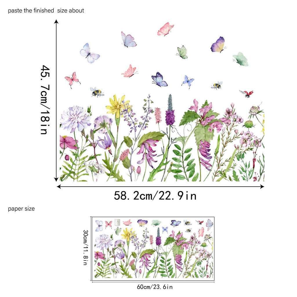 ✨ Pegatina para Ventana con Ramo de Flores de Colores – Decoración Vibrante y Estilo para tu Hogar 💐🖼️