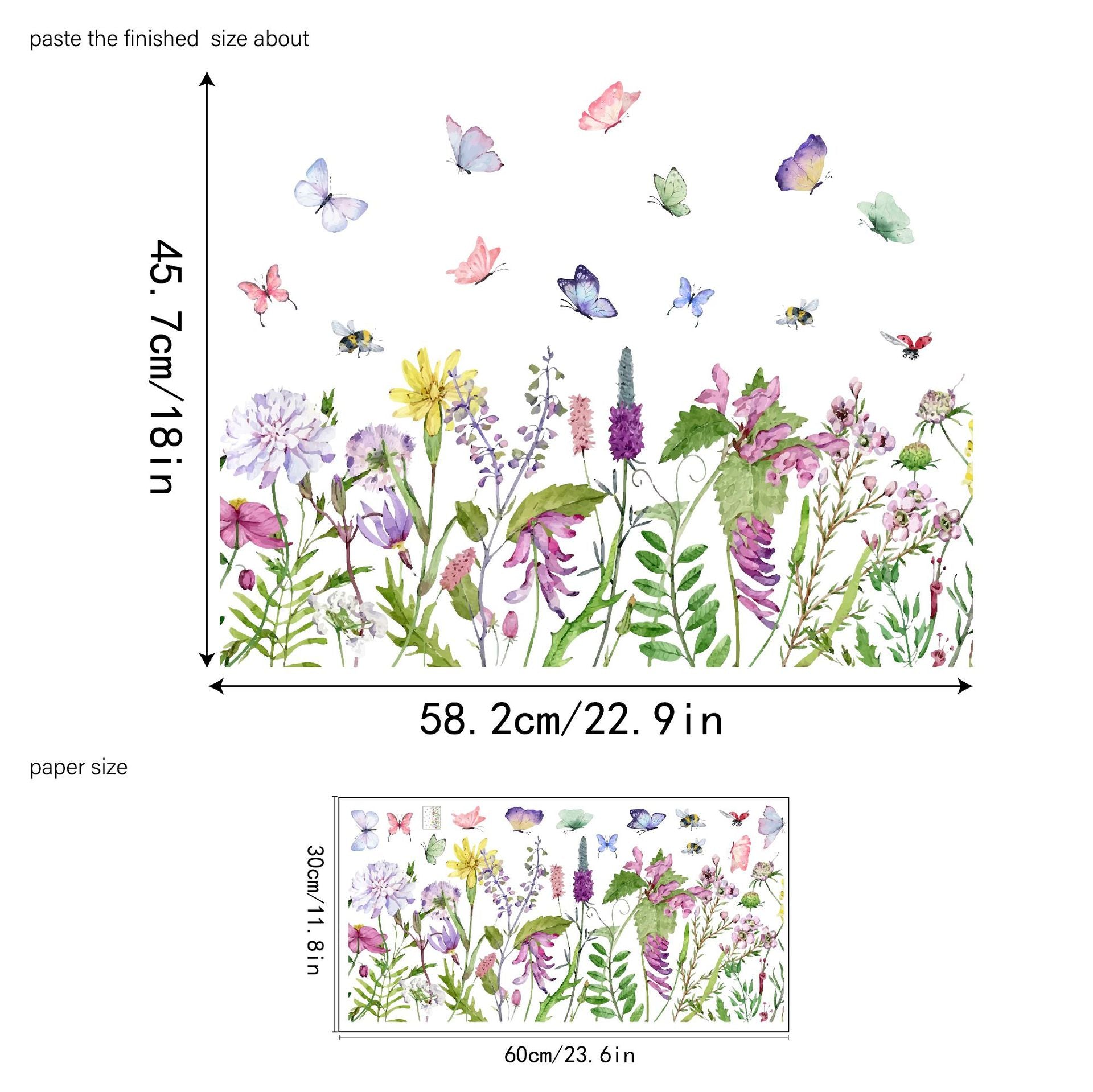 ✨ Pegatina para Ventana con Ramo de Flores de Colores – Decoración Vibrante y Estilo para tu Hogar 💐🖼️