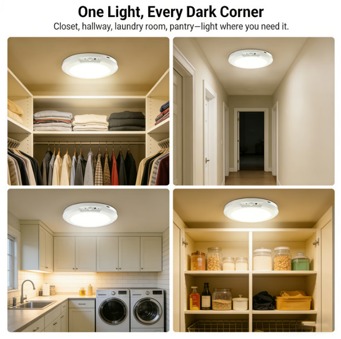 ⏰🔥 ¡50% DE DESCUENTO POR TIEMPO LIMITADO! 💡 Luz LED Recargable con Sensor de Movimiento – Ilumina tu Hogar de Forma Inteligente ✨🏠