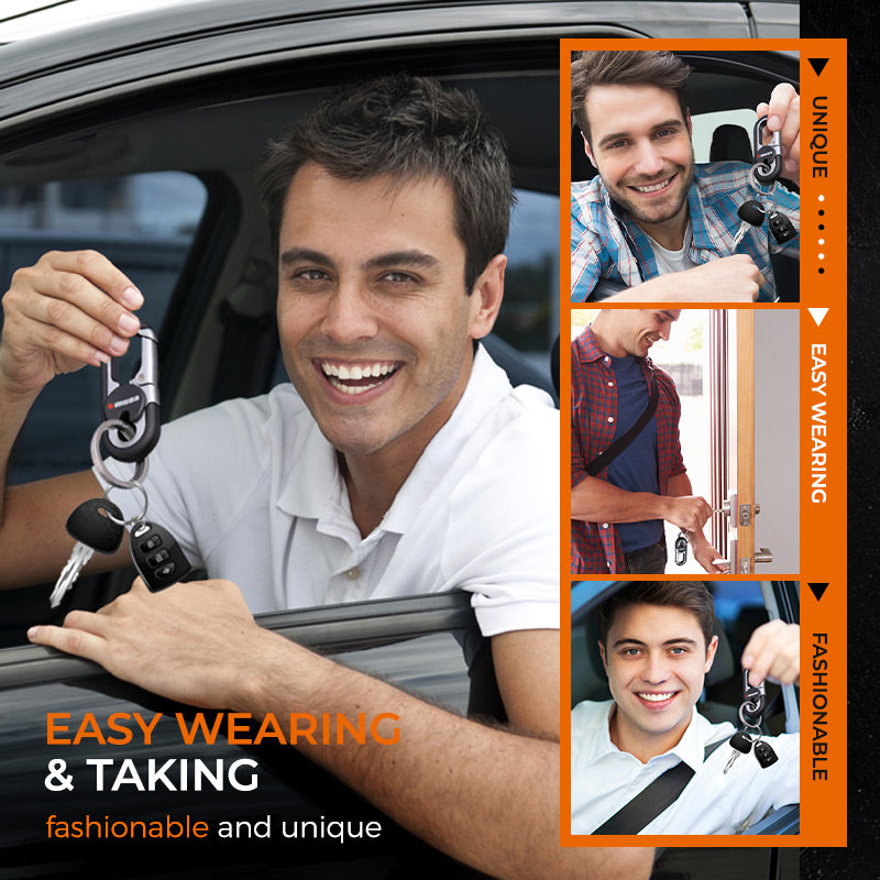 （Comprar 3 dar 2 Uno solo necesita 99 ）Llavero de Coche para Hombre
