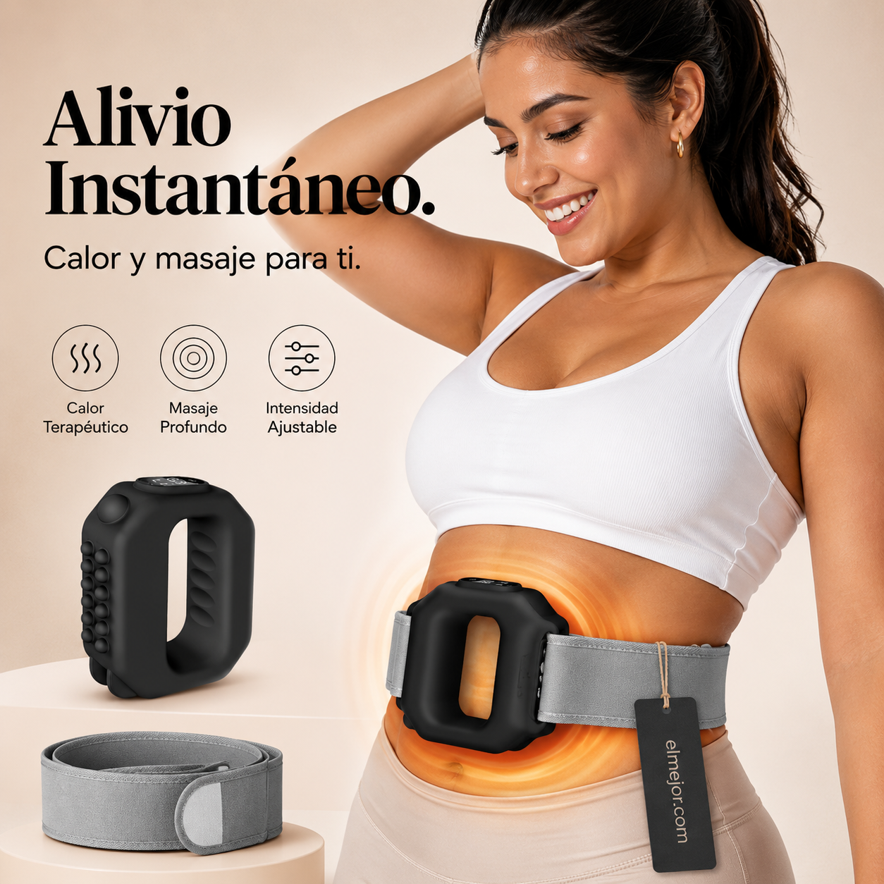 ⏰🔥 ¡50% DE DESCUENTO POR TIEMPO LIMITADO! 🏆 Anillo Masajeador de 5 Velocidades – Relaja tu Cuerpo al Instante 🌿✨