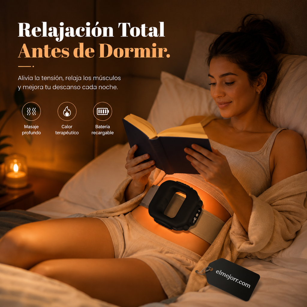 ⏰🔥 ¡50% DE DESCUENTO POR TIEMPO LIMITADO! 🏆 Anillo Masajeador de 5 Velocidades – Relaja tu Cuerpo al Instante 🌿✨