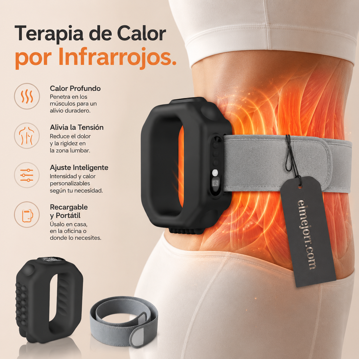 ⏰🔥 ¡50% DE DESCUENTO POR TIEMPO LIMITADO! 🏆 Anillo Masajeador de 5 Velocidades – Relaja tu Cuerpo al Instante 🌿✨
