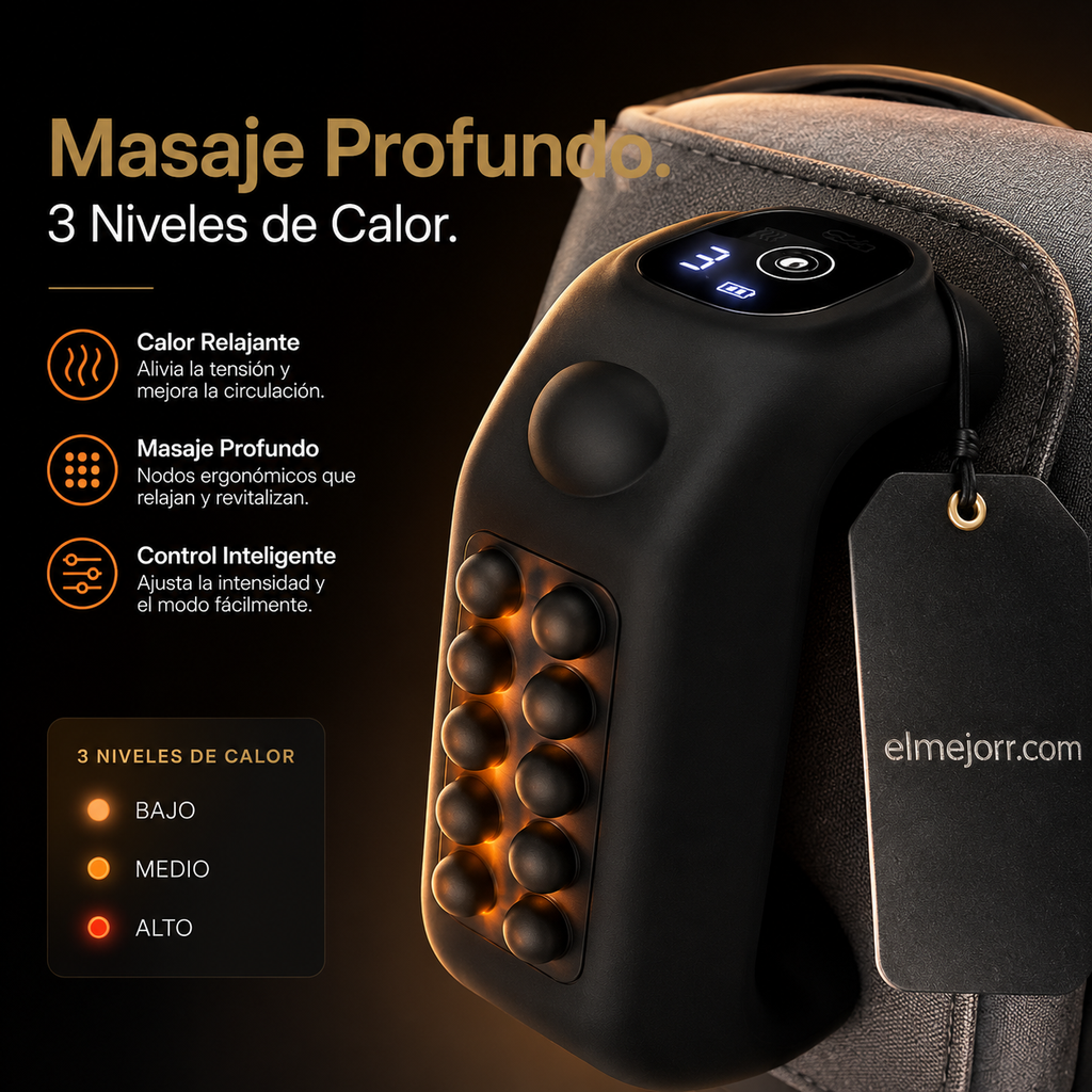 ⏰🔥 ¡50% DE DESCUENTO POR TIEMPO LIMITADO! 🏆 Anillo Masajeador de 5 Velocidades – Relaja tu Cuerpo al Instante 🌿✨