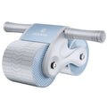 Automatic rebound abdominal wheel