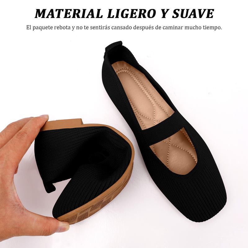 💥👟 ¡50% OFF! Bailarinas de Punto Transpirables – Comodidad y Frescura Todo el Día
