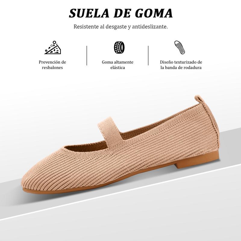 💥👟 ¡50% OFF! Bailarinas de Punto Transpirables – Comodidad y Frescura Todo el Día