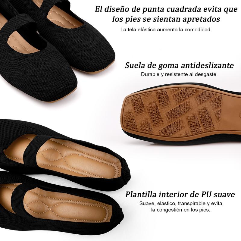 💥👟 ¡50% OFF! Bailarinas de Punto Transpirables – Comodidad y Frescura Todo el Día