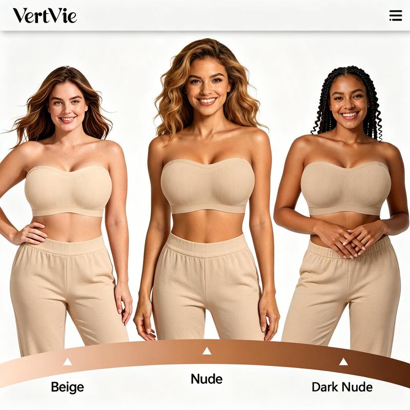 🌟💖 ¡OFERTA 50% OFF! Sujetador Strapless Antideslizante Multiusos – Comodidad y Soporte Todo el Día