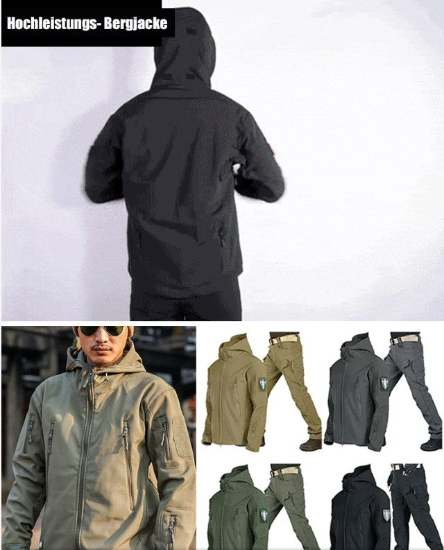 🧥❄️ Conjunto Táctico Softshell de Chaqueta y Pantalones – Impermeable, Antiviento y Aislante, Listo para Invierno y Terreno Exigente 🏔️🔥
