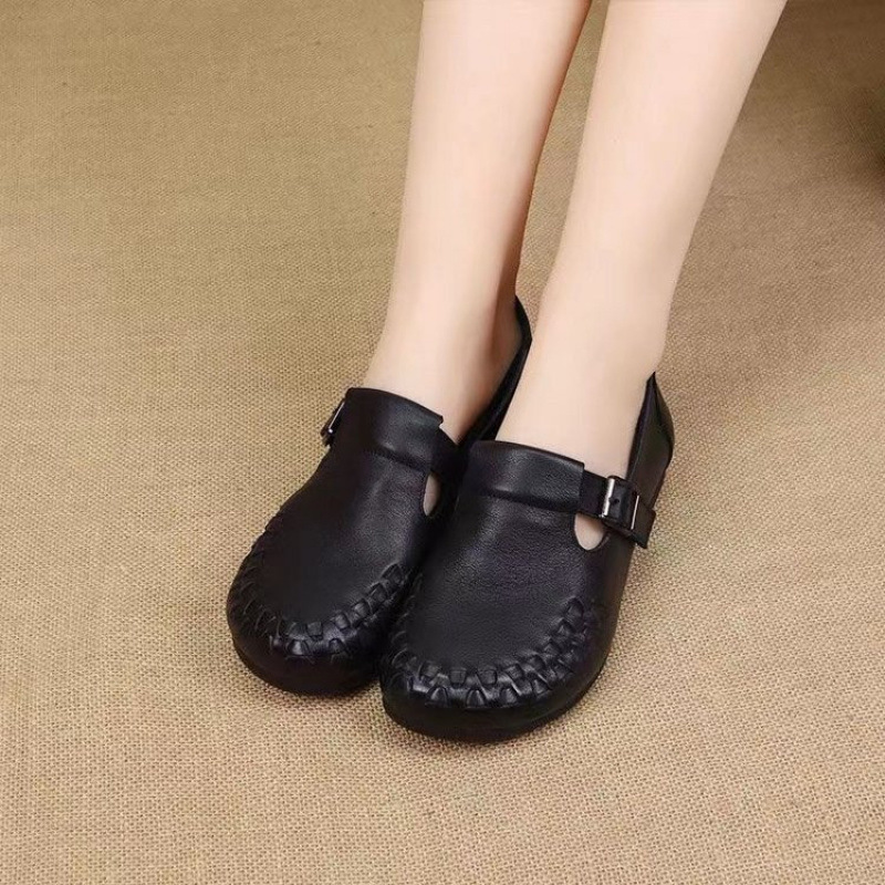 Zapatos Planos Cuero Suave Ruta Serenidad Equilibrio, Comodidad y Estabilidad Todo el Día