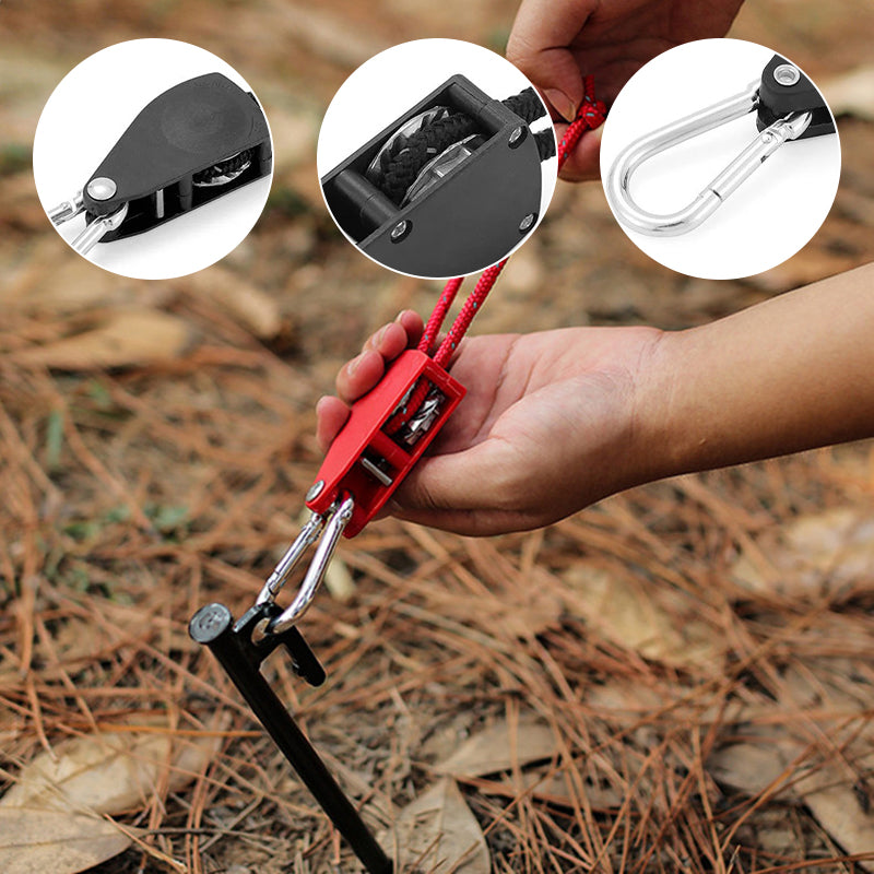🪢 Cuerda de Camping Portátil, Ajustable y Fija – Ideal para Aventuras y Actividades al Aire Libre 🌳✨