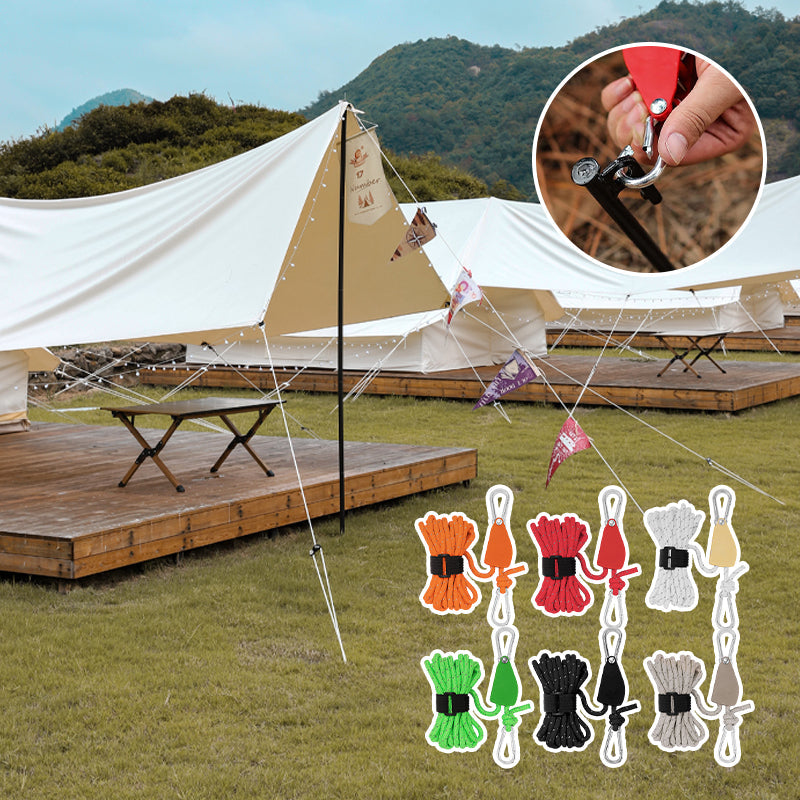 🪢 Cuerda de Camping Portátil, Ajustable y Fija – Ideal para Aventuras y Actividades al Aire Libre 🌳✨