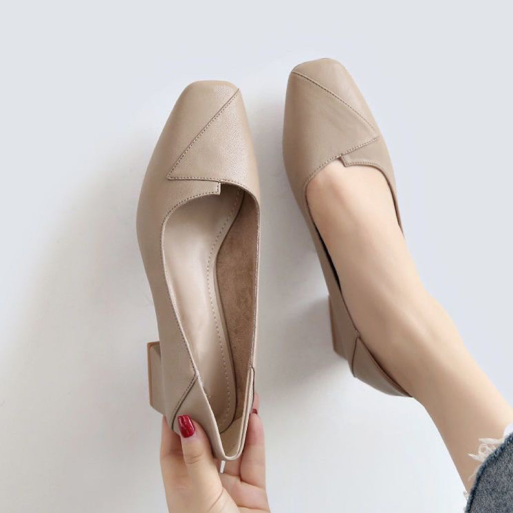 Tacones Altos Cuero Suave Aura Serenidad Eclipse, Elegancia y Comodidad Todo el Día