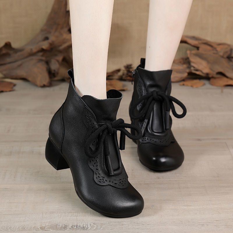 Botines Casual Cuero Suave Eco Horizonte Vitalidad, Comodidad Atemporal y Soporte Superior