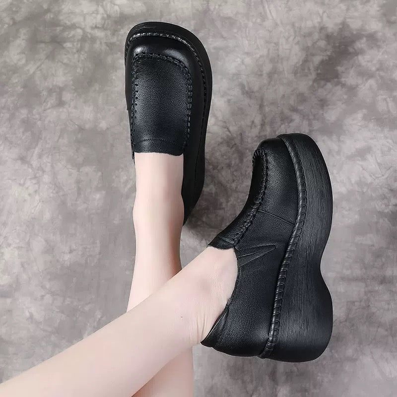 Zapato Ortopédico Cuero Suave Armonía Cumbre Instante, Soporte Superior y Confort Diario