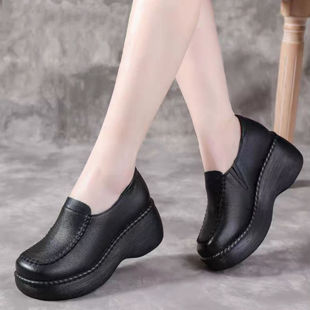 Zapato Ortopédico Cuero Suave Armonía Cumbre Instante, Soporte Superior y Confort Diario